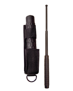 PSP Expandable Baton repels attacker Black Steel