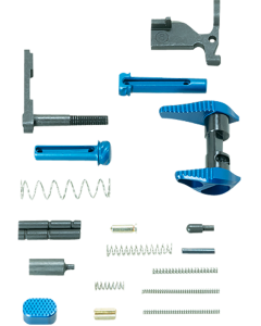 Timber Creek Outdoor Inc Lower Parts Kit Blue Anodized Aluminum for AR15