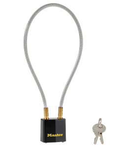 Master Lock 14" Gun Cable Lock (Black/Gold)