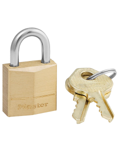 Master Lock Gold Brass Padlock Keyed Access