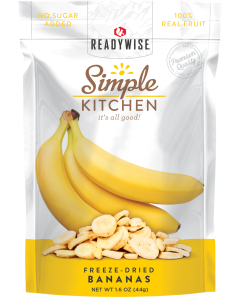 Simple Kitchen Freeze Dried Bananas 1 Serving Pouch