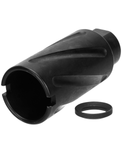 TacFire Fluted Muzzle Brake Black 5/8x24 for 308 AR10