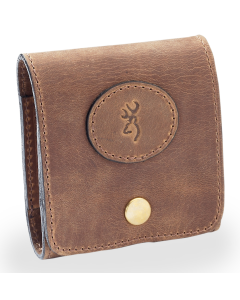 Browning Cartridge Case Leather Magnum Rifle Belt Loop Brown