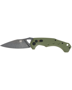 Cobra Tec Knives Ryker OD Green Automatic Folder