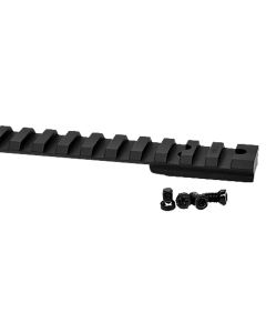 Warne XPR Picatinny Rail Short Action Black 0 MOA