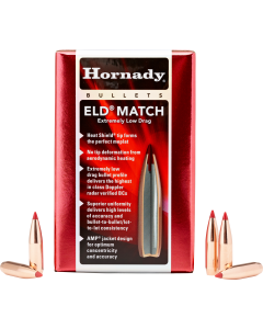 Hornady 147 gr ELD Match Bullets .264 500 Count