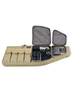 G*Outdoors Tactical AR Visual ID Rifle Case Tan