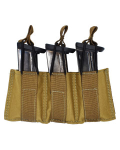 Tacshield Speed Load Triple Pistol M-Pouch Coyote 1000D Nylon