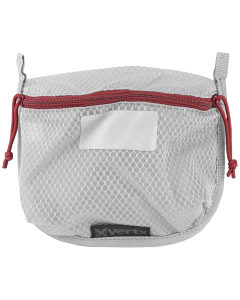 Vertx Overflow Pouch Medium White with Red Accents