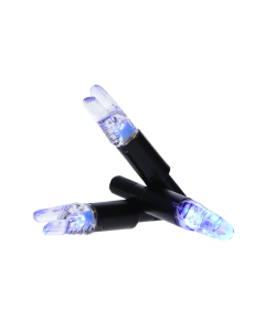 Nap Thunderglo Illuminated Blue Nocks 6 Pack Polycarbonate Aluminum