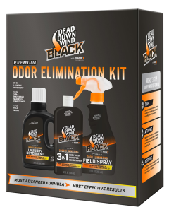 Dead Down Wind (Arcus) Black Odor Eliminator Kit 3 Piece