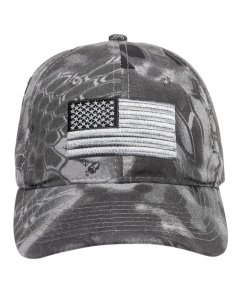 Outdoor Cap USA Flag Hat, Adjustable (Kryptek Raid)