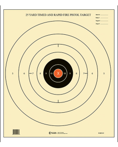 Action Target Bullseye Shooting Targets (100 Pack)