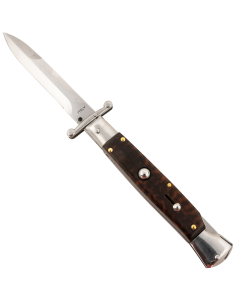 Steel River Knives Italian Bayonet 440c Snakewood