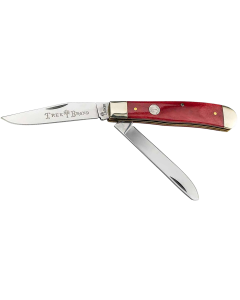 Boker Trapper 2.0 Smooth Red Bone D2 Steel