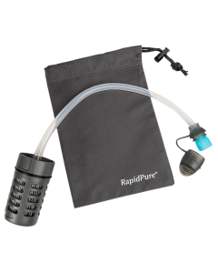 RapidPure Ultralight Straw Purifier Black/Clear