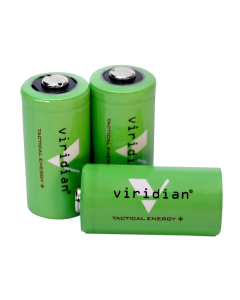 Viridian CR123 Lithium Batteries 3V, 3 Pack (Green)