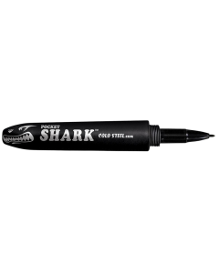 Cold Steel Pocket Shark Impact-Resistant Felt Tip Pen Black Polymer