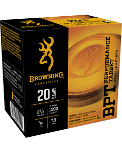 Browning BPT Performance Target 20 Gauge 2.75 7/8 oz 7.5 Shot (Box)