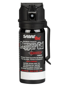 Sabre Crossfire Pepper Gel Spray 18ft Range Black