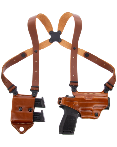 Galco Miami Classic II Shoulder System Tan Full Grain Leather