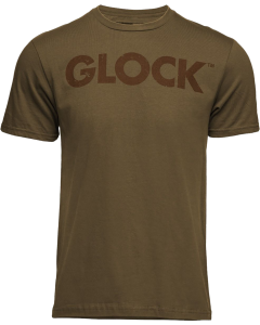 Glock XL Coyote Ringspun Cotton Short Sleeve Caliber Tee