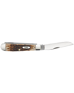 Case Amber Bone Peach Seed Jig Trapper 4.125 inch