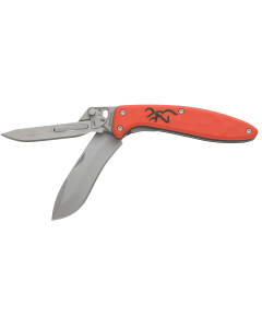 Browning Primal Scalpel 2 Blade Knife Blaze Orange