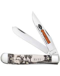 Case Trapper Sportsman Knife Elk Embellished (Natural Bone)