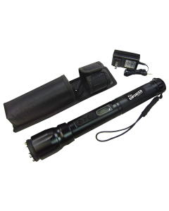 Zap Enforcer Stun Gun Flashlight 2M Volts Black Aluminum