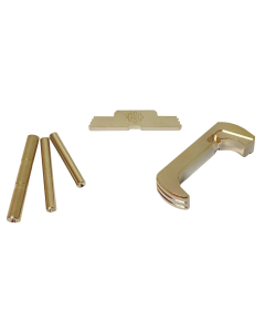 Cross Armory 3-Piece Kit Glock Gen5 Silver Anodized Aluminum