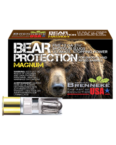 Brenneke Bear Protection 12 Gauge 2.75 1-3/8 oz Slug (Box)