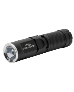 Cyclops Pocket Rechargeable LED Flashlight, 400 Lumens (Black)
