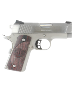 Colt 1911 Defender Single 45 ACP 7+1 Black Cherry/Stainless