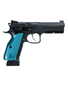 CZ Shadow 2 9mm 4.89" 19+1 (Black Steel Frame/Blue Aluminum Grip)