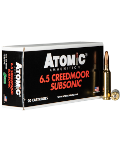 Atomic Rifle 6.5 Creedmoor 130 Grain Sierra Bullets MatchKing BTHP (Box)