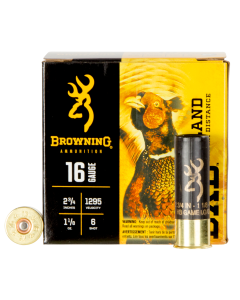 Browning Ammo Bxd 16 Gauge 2.75 1 1/8 oz 6 Shot B193511626 (Box)