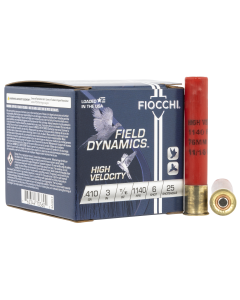 Fiocchi Field Dynamics 410 Gauge 3 11/16 oz 6 Shot 410HV6 (Box)