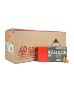 Aguila 40 S&W 180 Grain FMJ (Case)