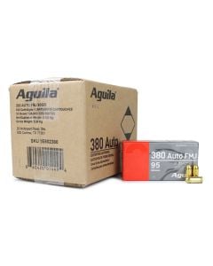 Aguila .380 ACP 95 Gr FMJ (Case)