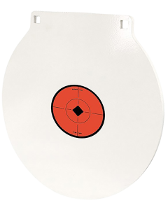 Birchwood Casey 15" White AR500 Steel Gong Target