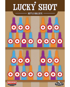 Birchwood Casey Dirty Bird Lucky Shot Bottle Targets 6pk