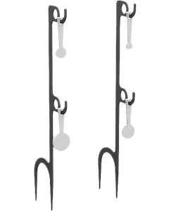 Silver Steel Hanging Gong Target Set