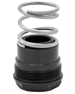 Huxwrx 1836 3-Lug Adapter 9mm for 12x28 Black Nitride