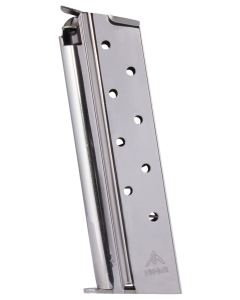 Mec-Gar Standard Nickel Detachable Mag 1911 10mm Auto 8rd for Government