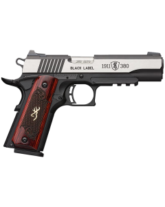 Browning 1911 Black Label Pro .380 ACP - 3.63" Barrel, Rail, Compact