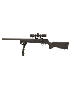 Savage Rascal 22 LR Bolt 16.12" 1rd LH Black Rifle