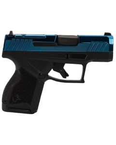 Taurus GX4 Micro 9mm 3.06" 10+1 Blue Slide Black Frame