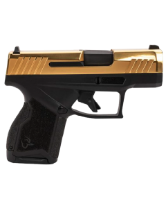 Taurus GX4 Micro 9mm 3.06" 10+1 Gold Slide Black Frame