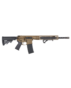 Lwrc Di 5.56x45mm NATO 16.10" 30+1 Ambidextrous FDE Black Rifle